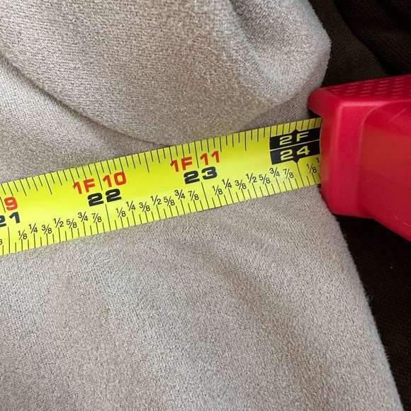 GRETCHEN SCOTT WATERFALL SUEDE LIGHT TAN JACKET, SIZE S - Picture 11 of 13